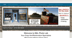 Desktop Screenshot of bandlphotolab.com